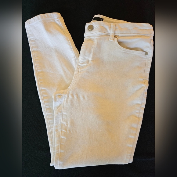Simply Vera Wang Skinny White Jeans, women's size 8 - Picture 4 of 8